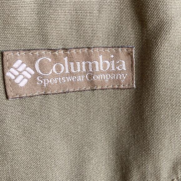 Vintage Columbia Canvas Hunting Jacket w/ zip out liner 90s y2k Ammo holders - Picture 9 of 13